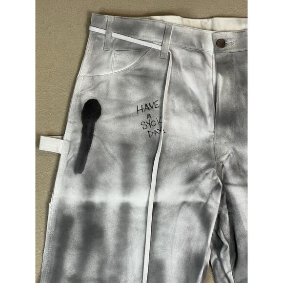 Sherwin Williams Dickies Pants Mens 36x30 Multicolor Carpenter Cargo Painter - Picture 3 of 15